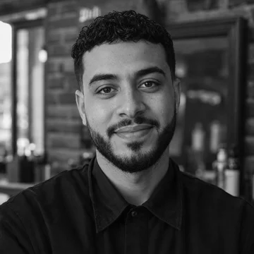 Portrait de Jay, barber fictif